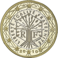 France, Euro, 2010, Paris, Proof / BE, MS(65-70), Bi-Metallic, KM:1413