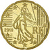 Frankreich, 20 Euro Cent, 2010, Paris, Proof, STGL, Messing, KM:1411