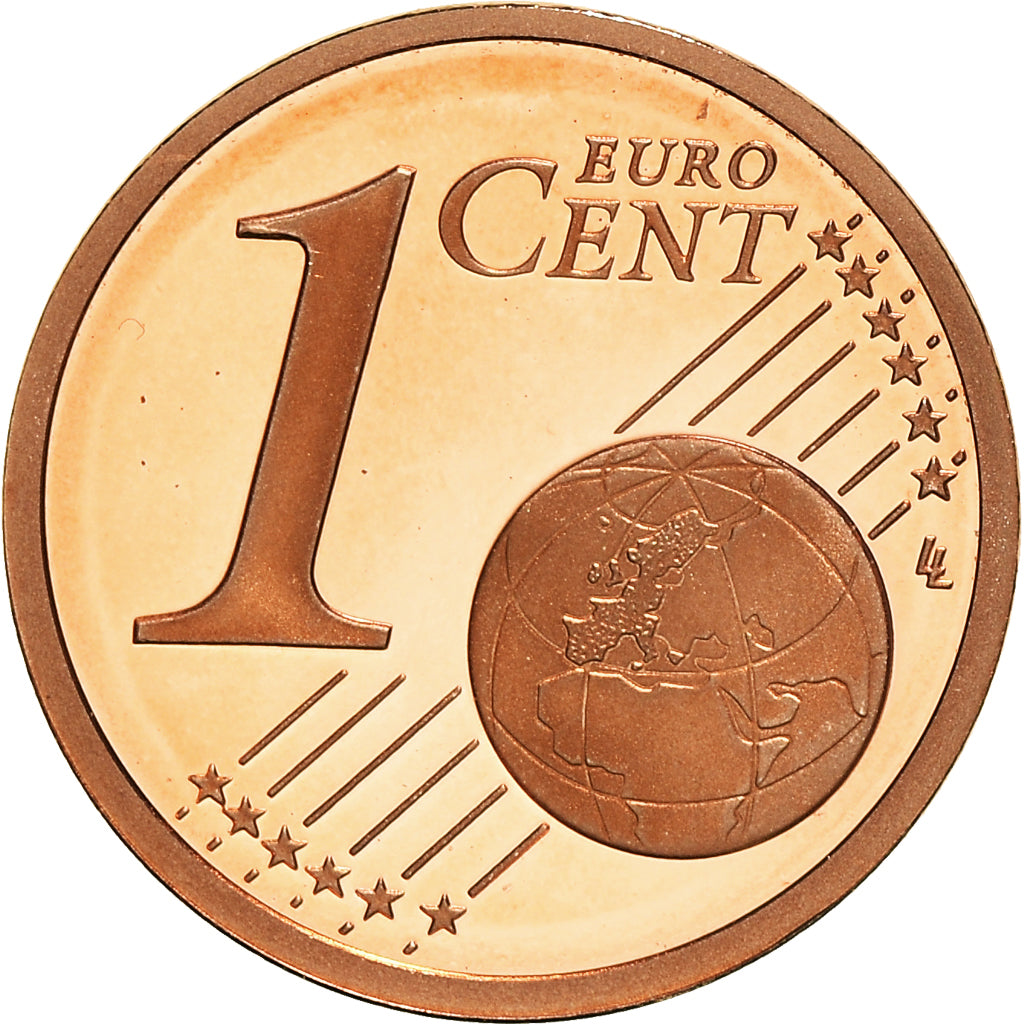 Francja, Euro Cent, 2010, Paris, BE, MS(65-70), Miedź platerowana stalą