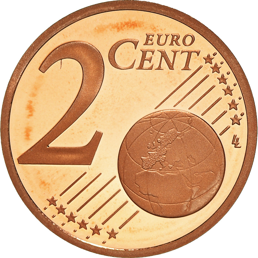 Francja, 2 Euro Cent, 2011, Paris, Proof / BE, MS(65-70), Miedź platerowana