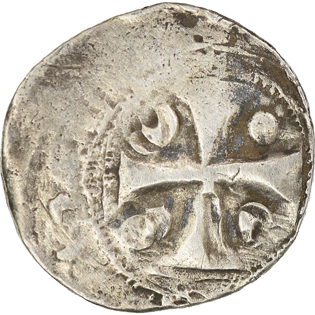 Coin, France, Artois, Au Nom de Simon, Denarius, Arras, EF(40-45), Silver