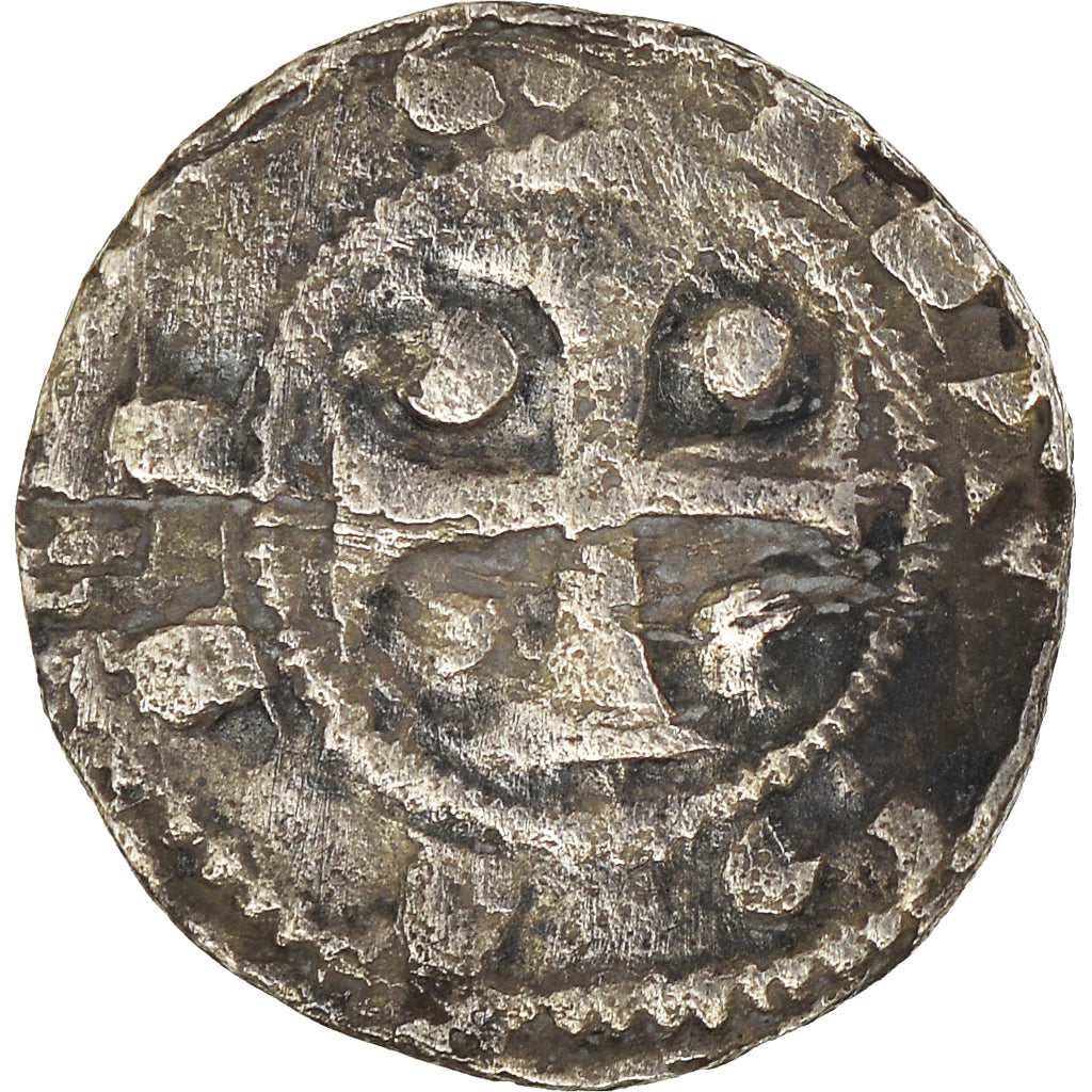 Monnaie, France, Artois, Au Nom de Simon, Denier, Arras, TB+, Argent