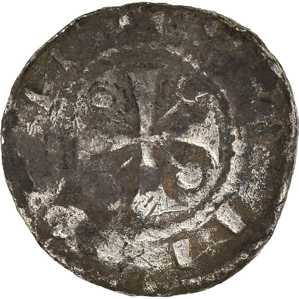 Moeda, França, Artois, Au Nom de Simon, Denarius, Arras, VF(30-35), Prata