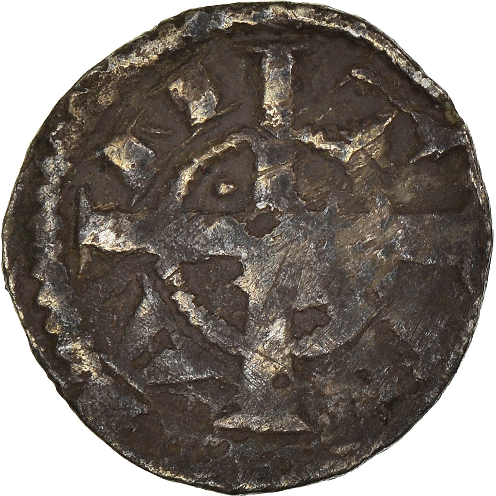 Coin, France, Denarius, Gent, VF(30-35), Silver, Boudeau:2183