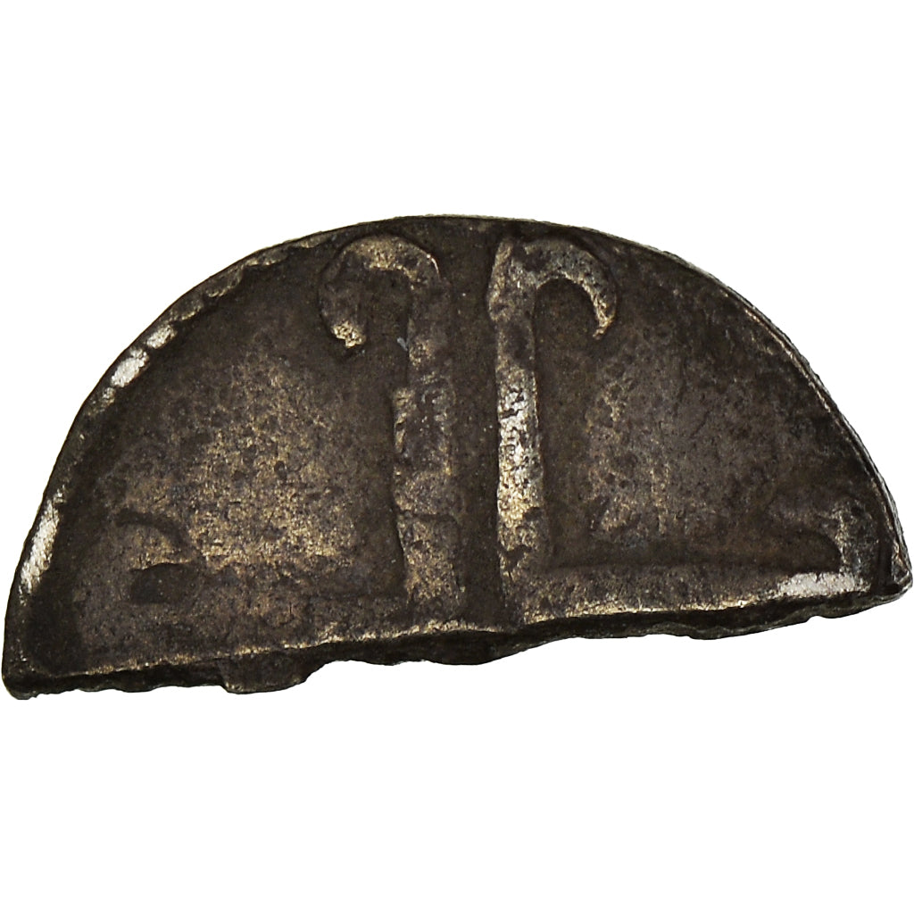 Coin, Belgium, Flanders, Anonymous, Demi Maille d'argent, Gent, EF(40-45)
