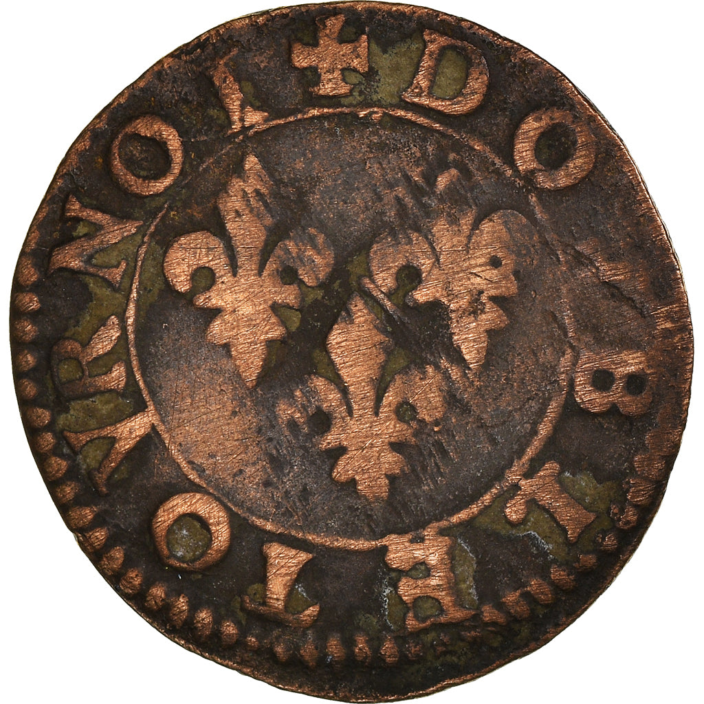 Monnaie, France, CHÂTEAU-REGNAULT, François de Bourbon, Double Tournois