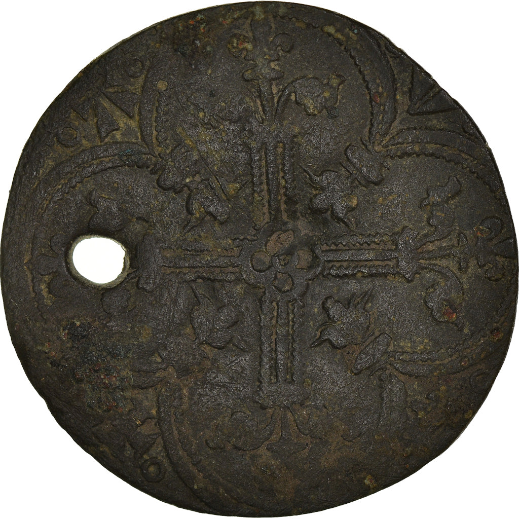 France, Token, token count, Jeton de Compte au Chatel, VF(30-35), Copper