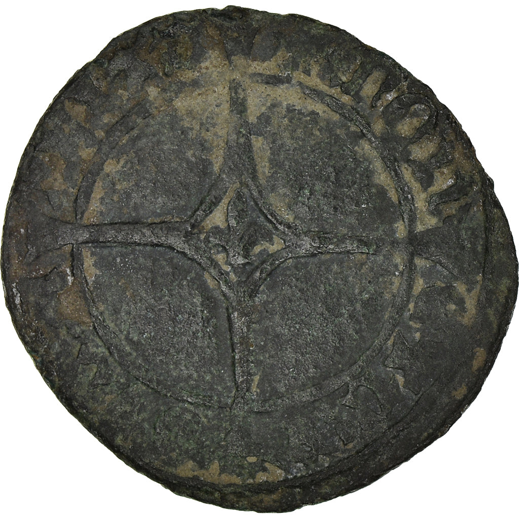 Coin, Belgium, Flanders, Philippe le Bon, Double Mite, Bruges, VF(20-25)