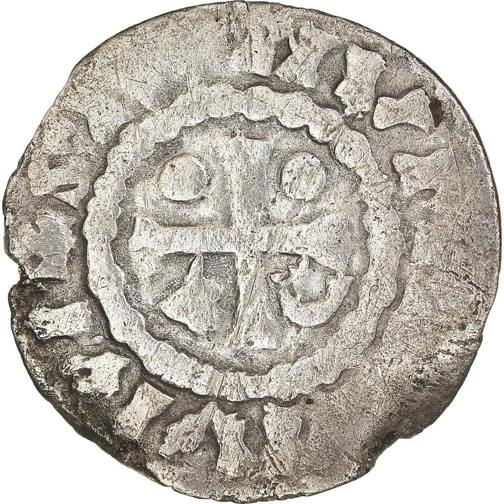 Coin, France, Herbert I, Denier, ND (1015-1246), Le Mans, Immobilized type