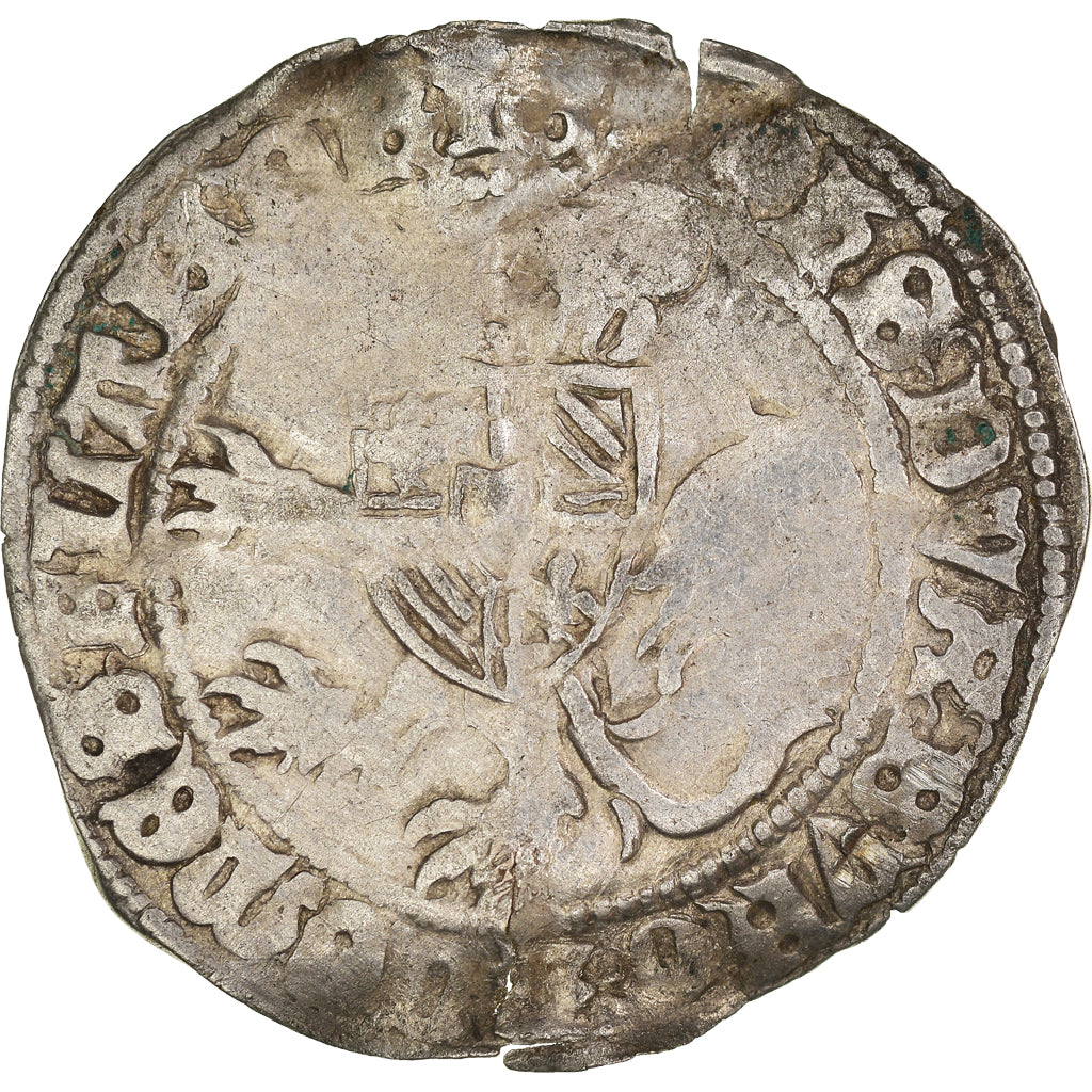 Francja, Flanders, Jean sans Peur, Double Gros, Cromsteert, Srebro, VF(30-35)