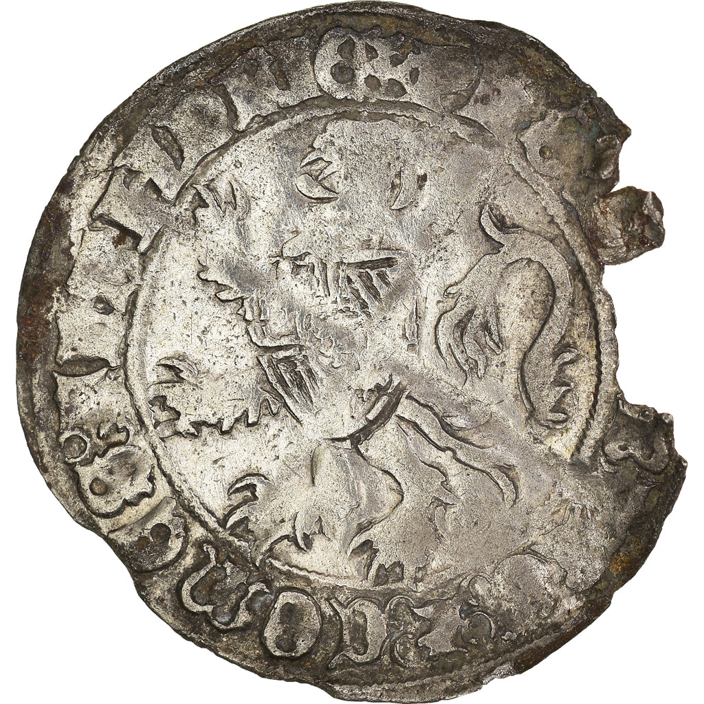 Coin, France, Flanders, Philippe le Bon, Gros, VF(30-35), Silver, Boudeau:2261