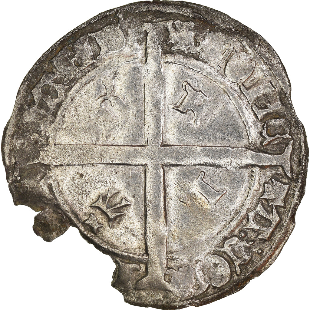 Coin, France, Flanders, Philippe le Bon, Gros, VF(30-35), Silver, Boudeau:2261