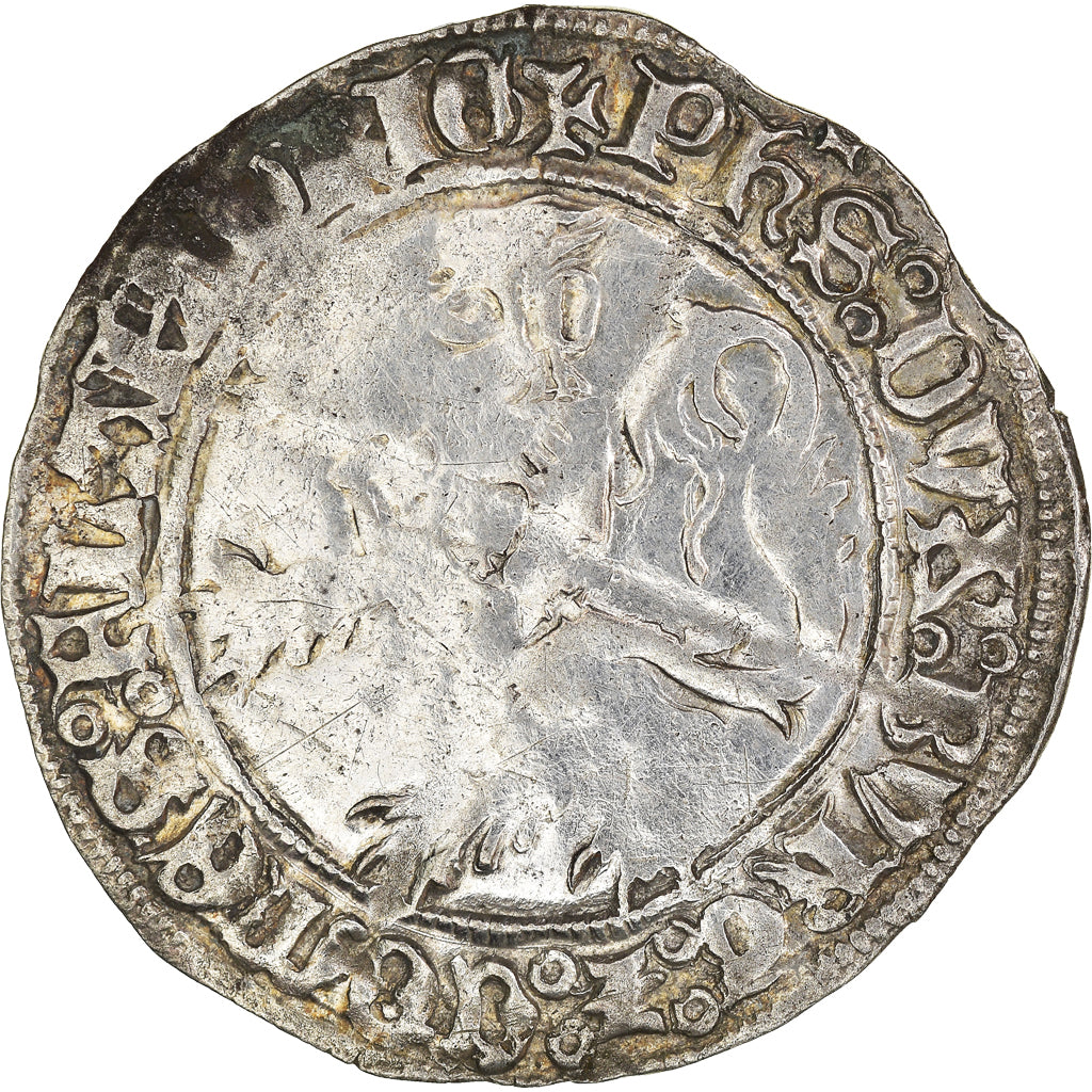 Monnaie, France, Flandre, Philippe le Bon, Double Gros, TTB, Argent