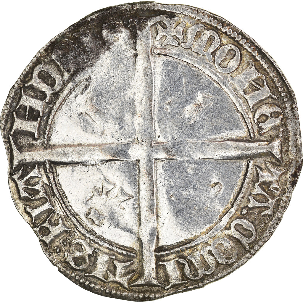 Monnaie, France, Flandre, Philippe le Bon, Double Gros, TTB, Argent