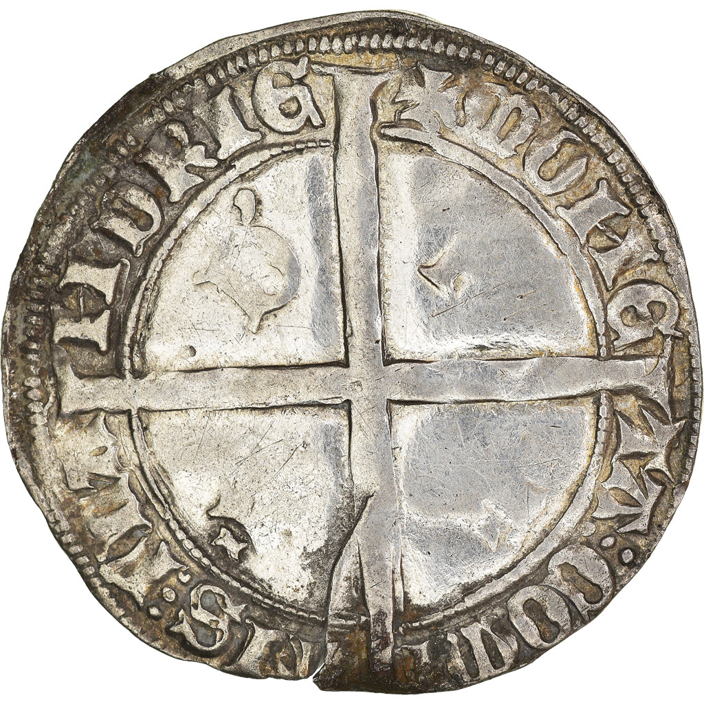 Monnaie, France, Flandre, Philippe le Bon, Double Gros, TTB, Argent