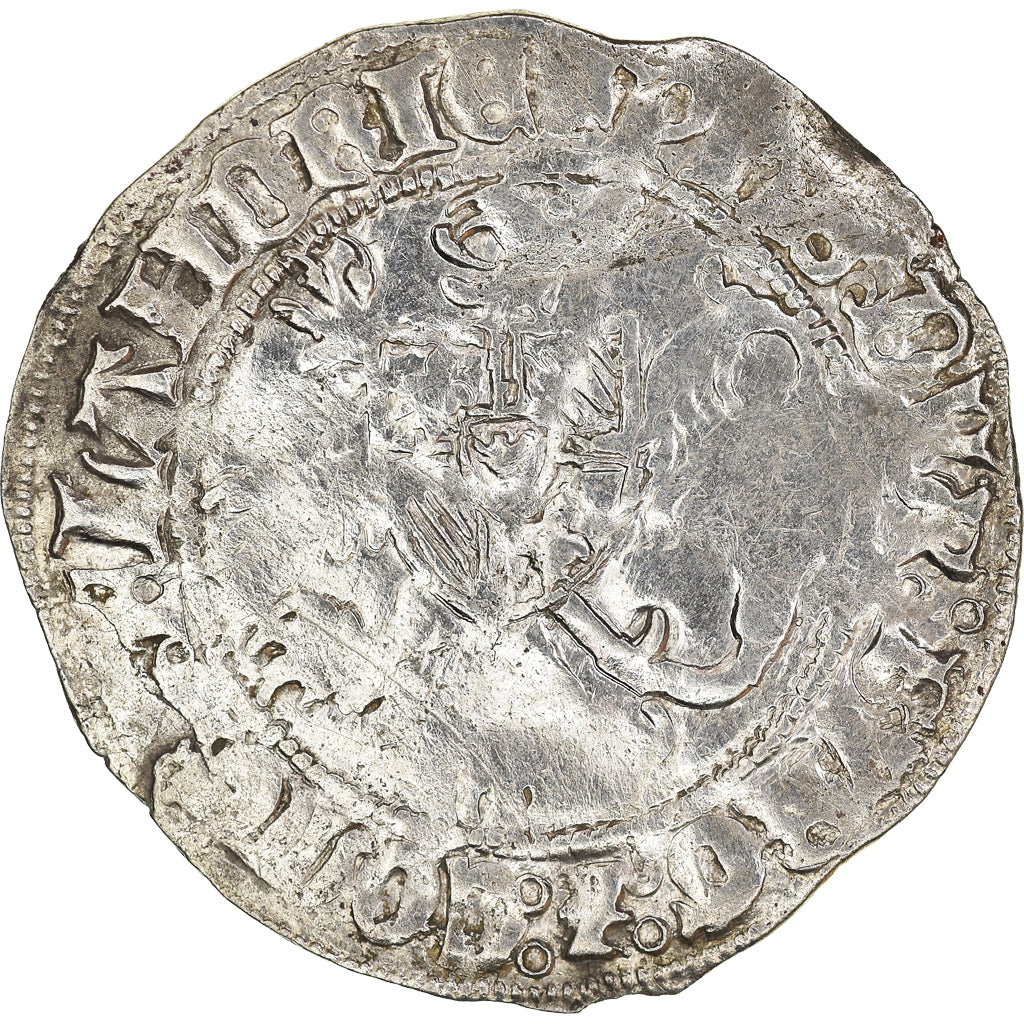 Coin, France, Flanders, Philippe le Bon, Double Gros, VF(30-35), Silver
