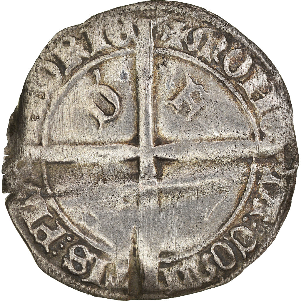 Coin, France, Flanders, Philippe le Bon, Double Gros, VF(30-35), Silver