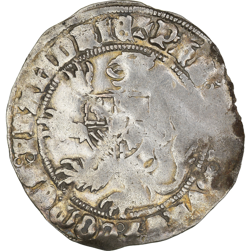 Coin, France, Flanders, Philippe le Bon, Double Gros, VF(30-35), Silver