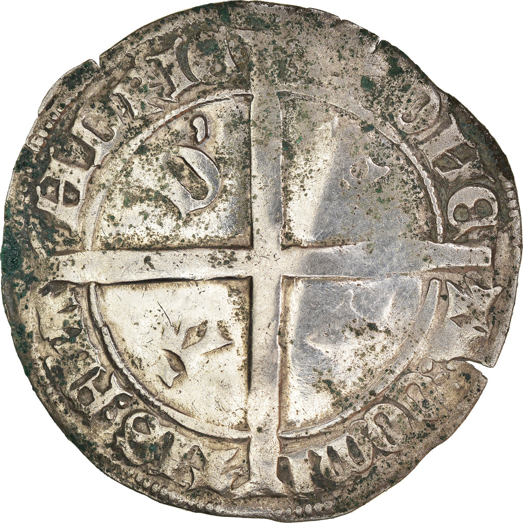 Coin, France, Flanders, Philippe le Bon, Double Gros, VF(20-25), Silver