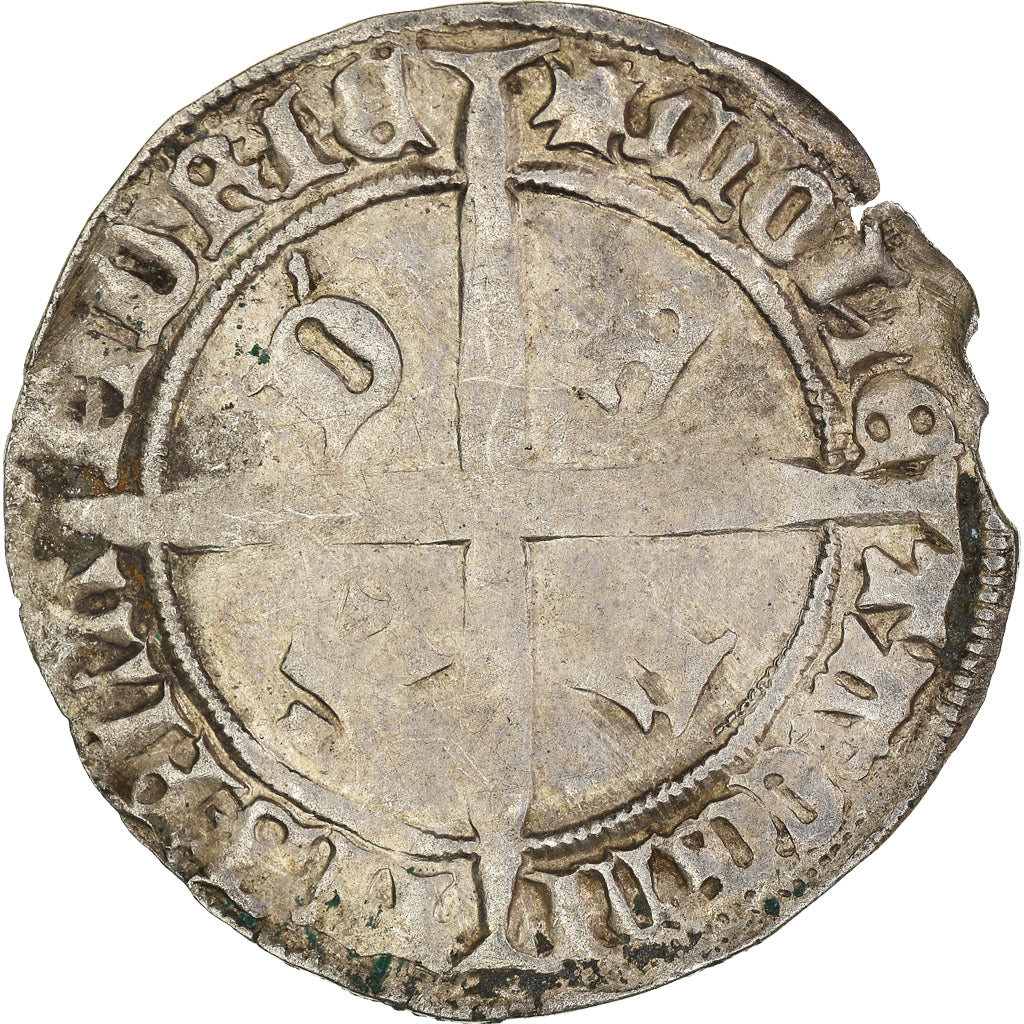 Monnaie, France, Flandre, Philippe le Bon, Double Gros, TB, Argent, Boudeau:2260