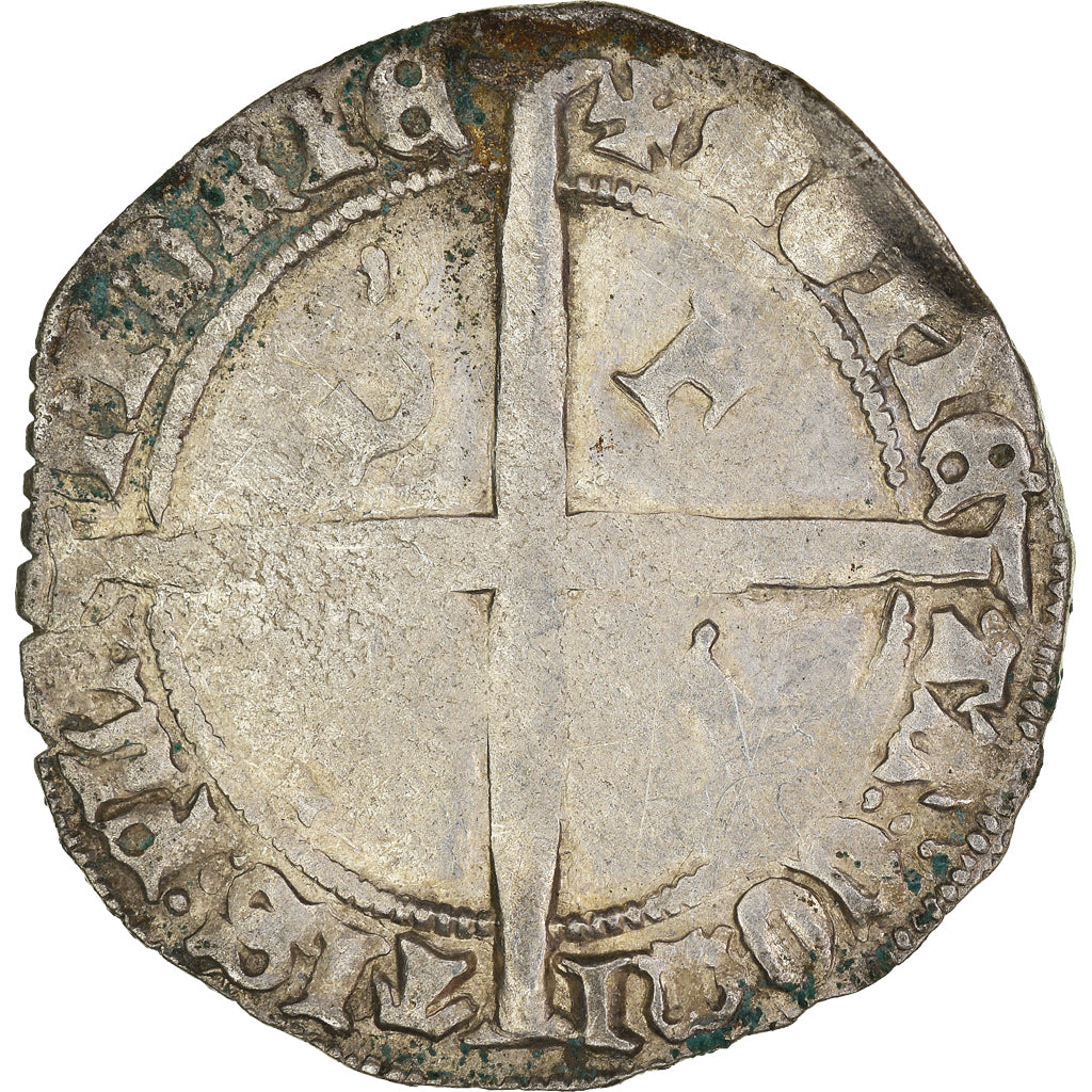 Coin, France, Flanders, Philippe le Bon, Double Gros, VF(20-25), Silver