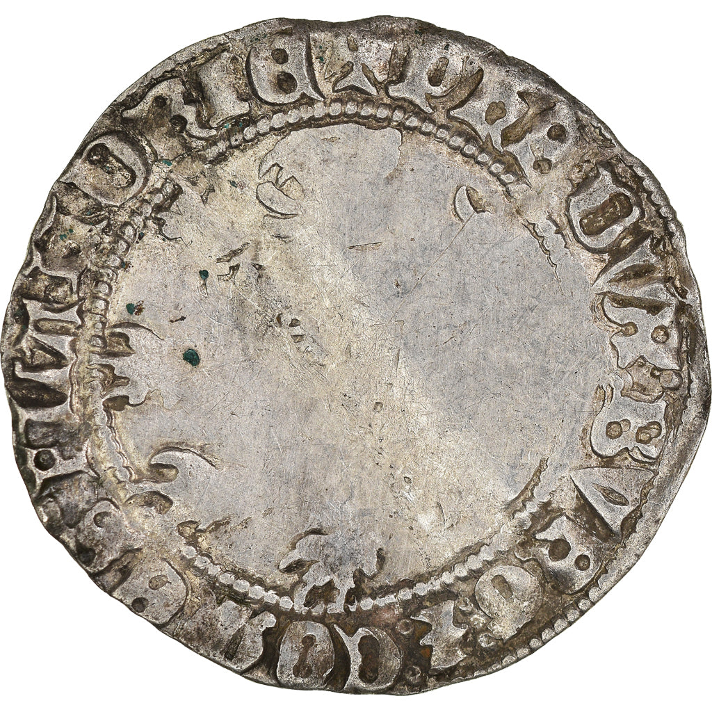 Coin, France, Flanders, Philippe le Bon, Double Gros, VF(20-25), Silver