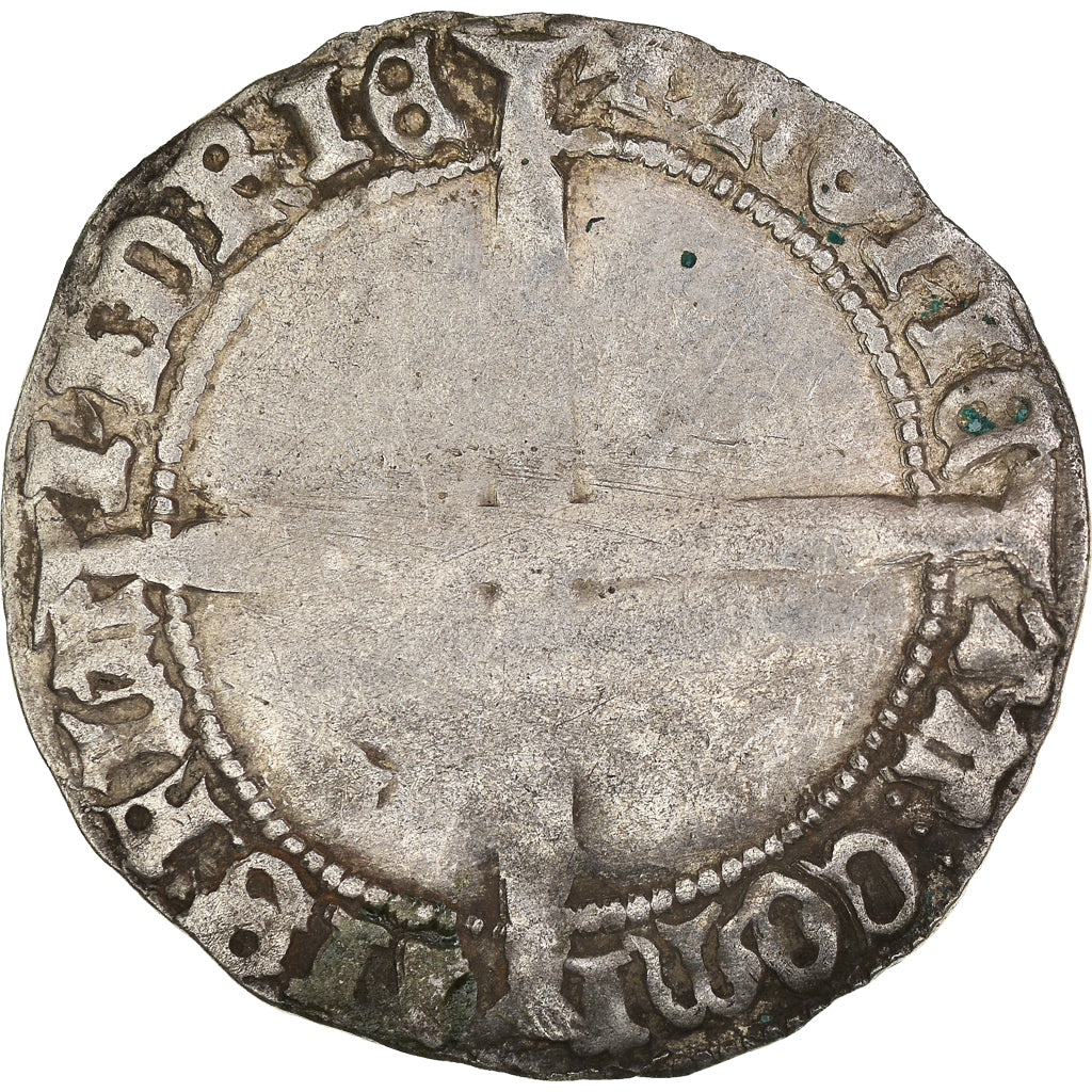 Coin, France, Flanders, Philippe le Bon, Double Gros, VF(20-25), Silver