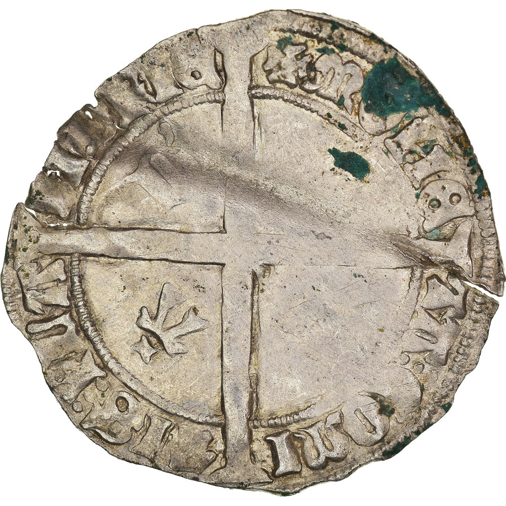 Coin, France, Flanders, Philippe le Bon, Double Gros, VF(20-25), Silver