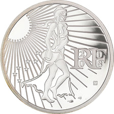 France, Semeuse, 15 Euro, 2008, Paris, BE, FDC, Argent, KM:1535