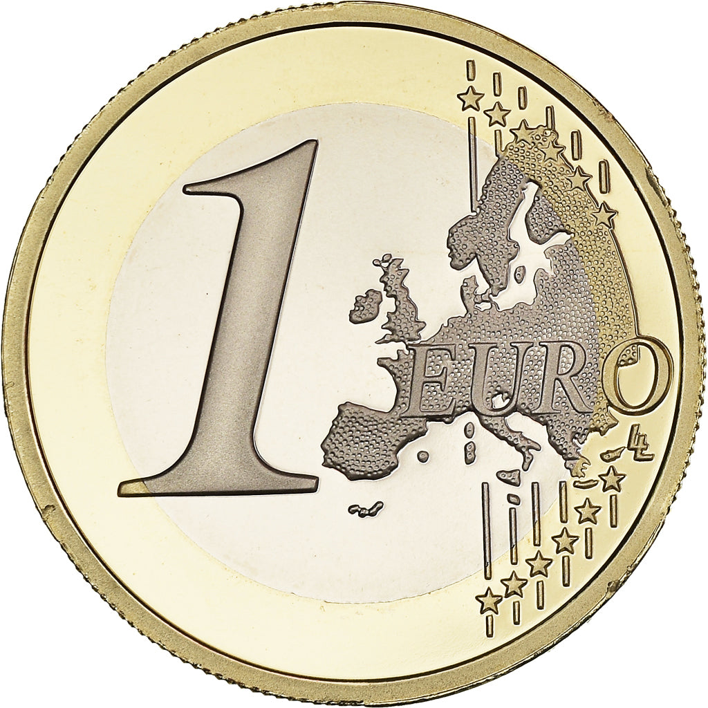 Francja, Euro, 2008, Paris, BE, MS(65-70), Bimetaliczny, KM:1413