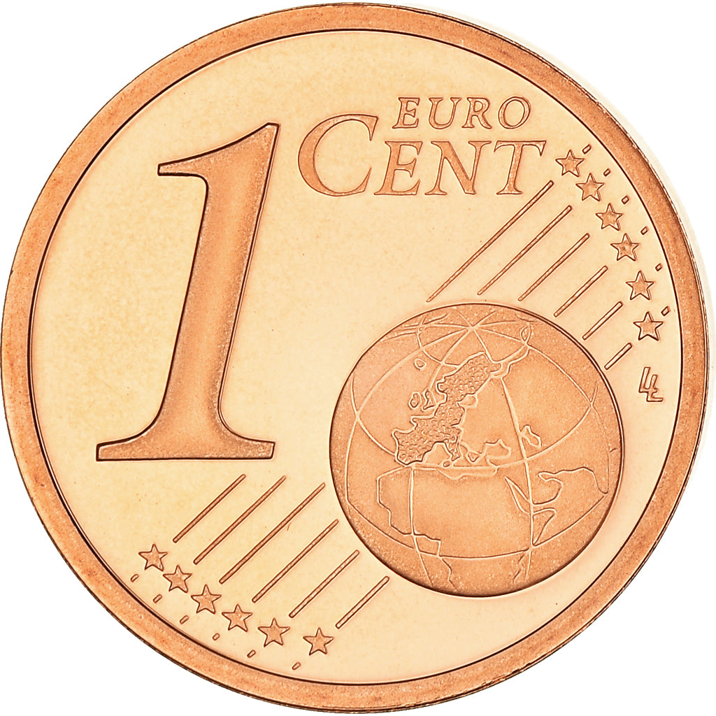 Frankreich, Euro Cent, 2008, BE, STGL, Copper Plated Steel, KM:1282