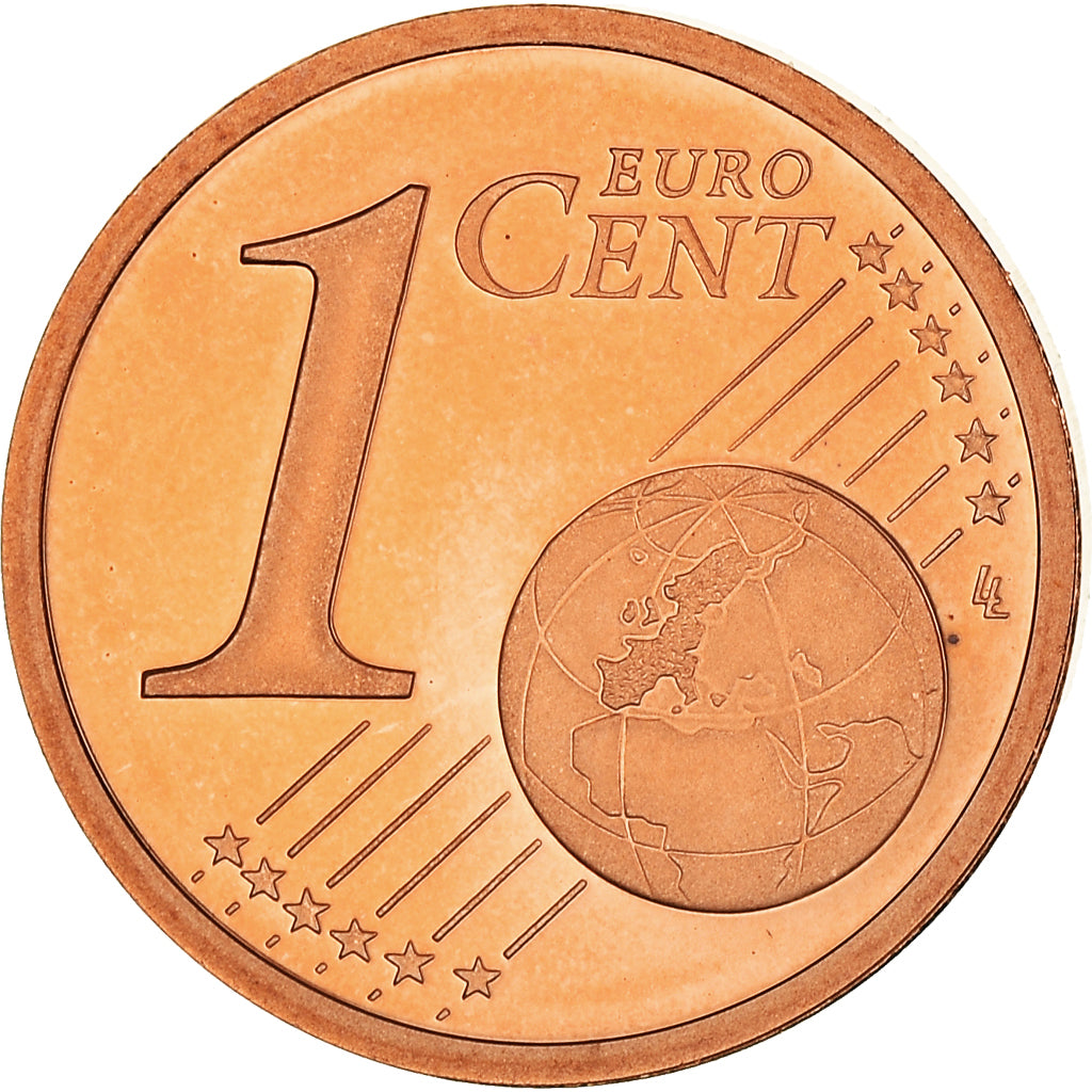 Francja, Euro Cent, 2008, Paris, BE, MS(65-70), Miedź platerowana stalą