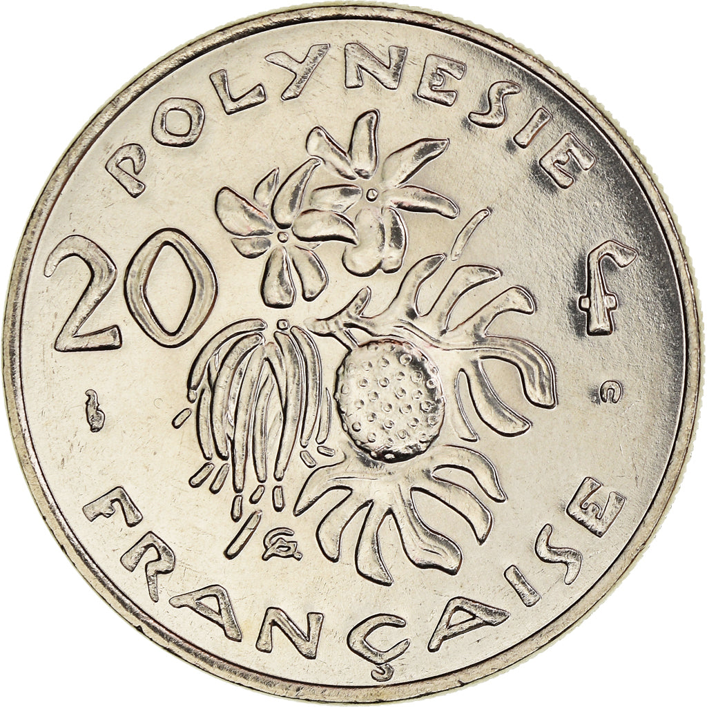 Monnaie, Polynésie française, 20 Francs, 2001, Paris, FDC, Nickel, KM:9