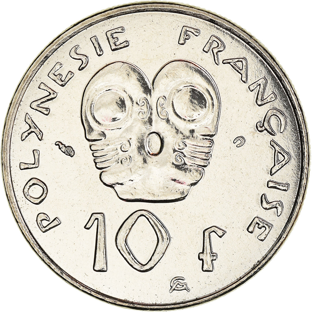 Coin, French Polynesia, 10 Francs, 2001, Paris, FDC, MS(65-70), Nickel, KM:8