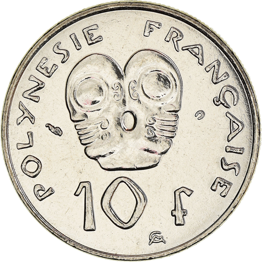 Coin, French Polynesia, 10 Francs, 2001, Paris, FDC, MS(65-70), Nickel, KM:8