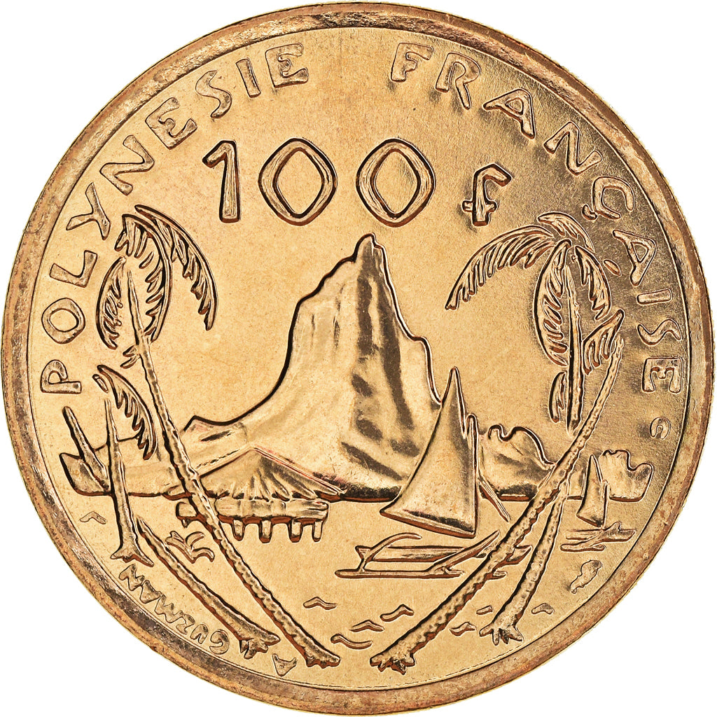 Coin, French Polynesia, 100 Francs, 2001, Paris, MS(65-70), Nickel-Bronze, KM:14