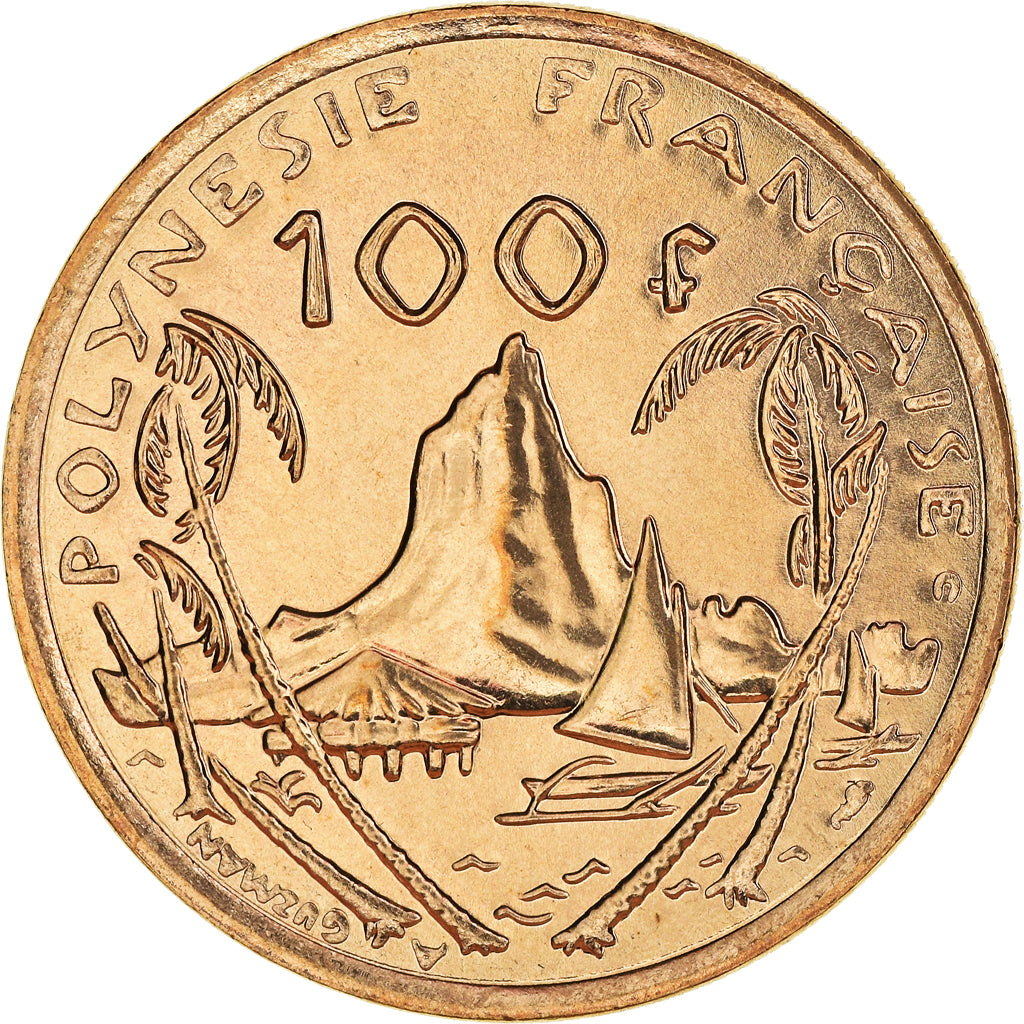 Coin, French Polynesia, 100 Francs, 2001, Paris, MS(65-70), Nickel-Bronze, KM:14