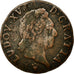 Coin, France, Louis XV, Demi sol à la vieille tête, 1/2 Sol, 1770, Reims