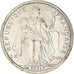 Coin, French Polynesia, 2 Francs, 2001, Paris, MS(65-70), Aluminum, KM:10