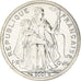Coin, French Polynesia, Franc, 2001, Paris, FDC, MS(65-70), Aluminum, KM:11