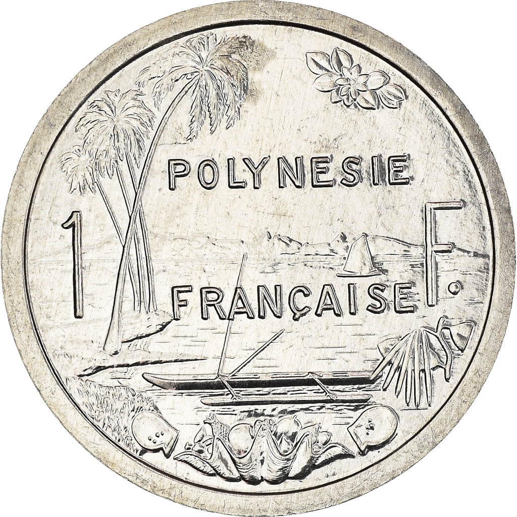 Coin, French Polynesia, Franc, 2001, Paris, FDC, MS(65-70), Aluminum, KM:11