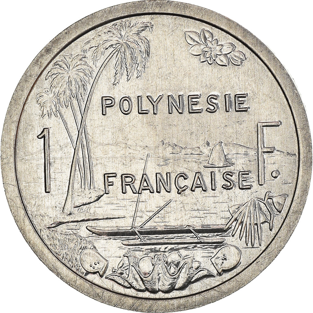 Coin, French Polynesia, Franc, 2001, Paris, MS(65-70), Aluminum, KM:11