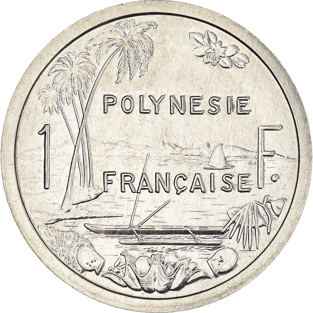 Coin, French Polynesia, Franc, 2001, Paris, MS(65-70), Aluminum, KM:11