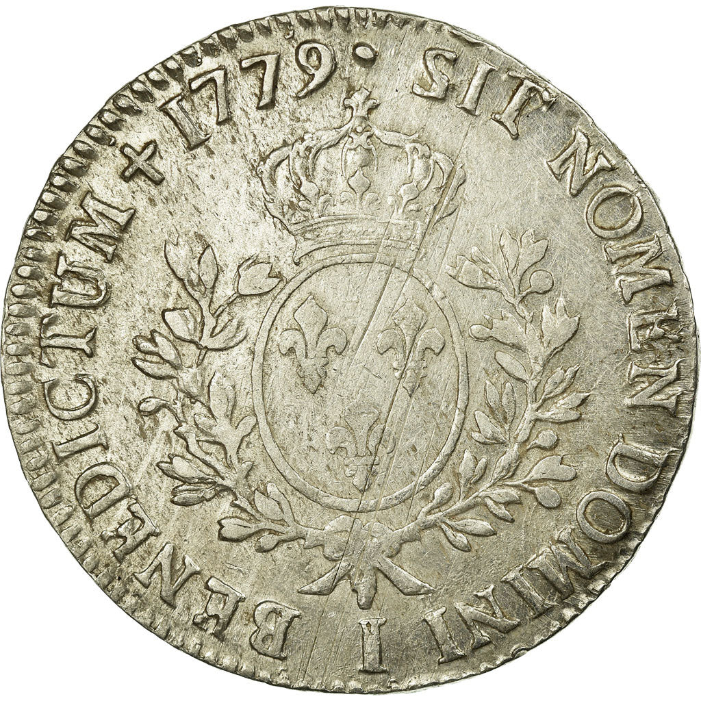 Coin, France, Louis XVI, Écu aux branches d'olivier, Ecu, 1779, Limoges