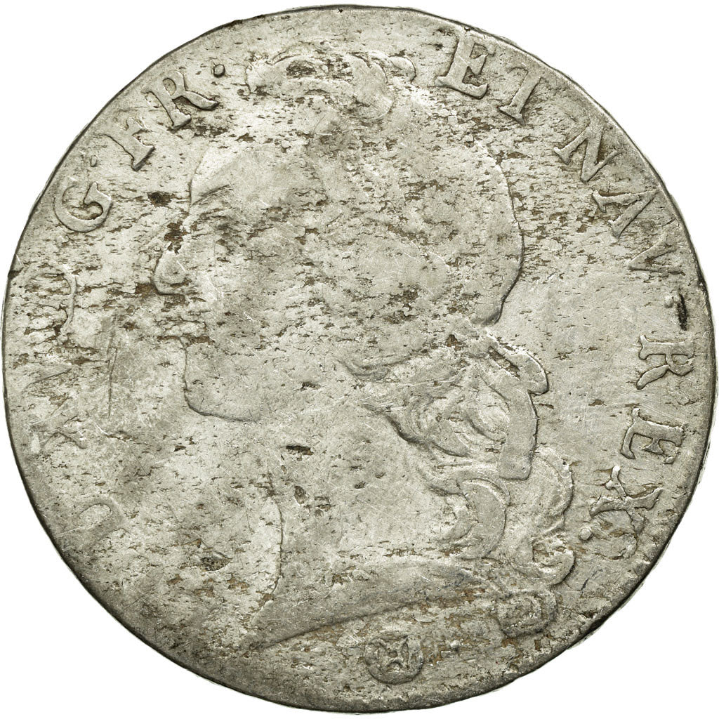 Monnaie, France, Louis XV, Écu au bandeau, Ecu, 1744, Bordeaux, B, Argent