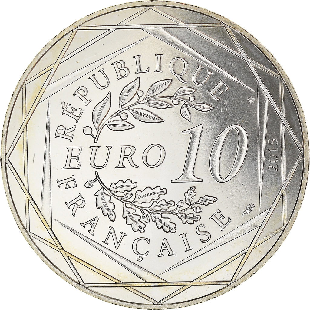 France, Monnaie de Paris, 10 Euro, Astérix Fraternité (Jeux Olympiques), 2015