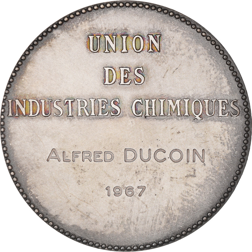 France, Medal, Union des Industries Chimiques, Business & industry, 1967