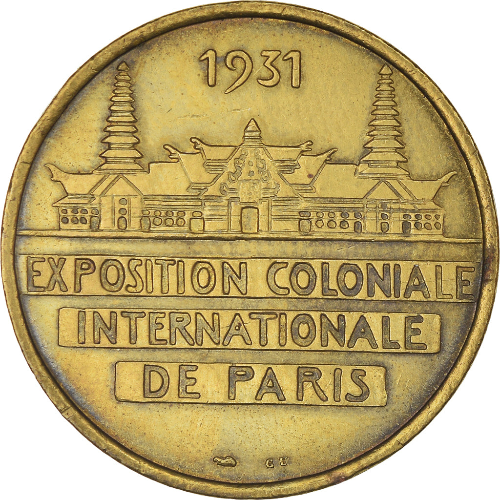 France, Medal, Exposition Coloniale Internationale, Paris 1931, Océanie, Arts &