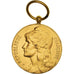 France, Mines, Industrie Travail Commerce, Medal, 1980, Excellent Quality, Gilt