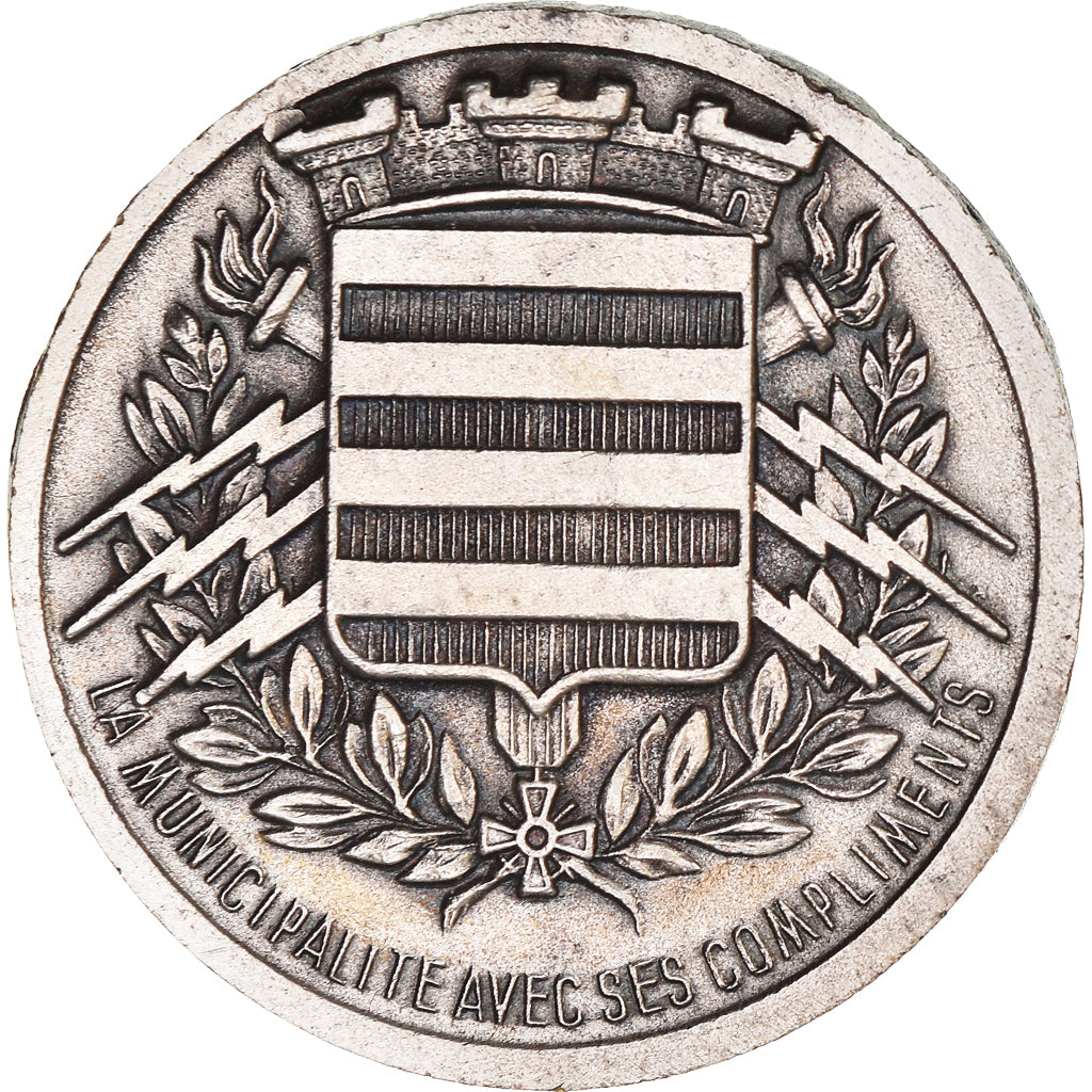 France, Token, Municipalité de Liévin, MS(63), Métal